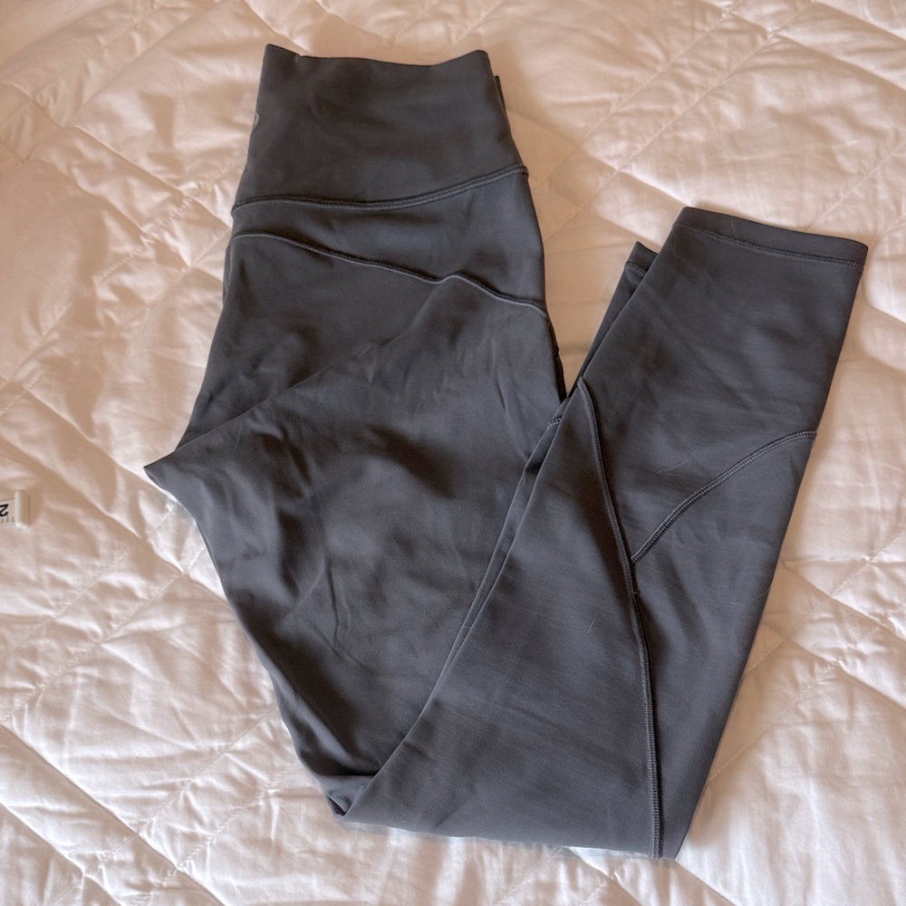 Lululemon Gray High-Waisted Leggings
